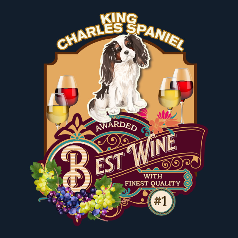 Tri Colour King Charles Spaniel Best Wine - Dog Owner Wine Lover Gifts Beanie | Artistshot