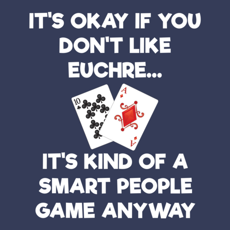 Euchre Long Sleeve Shirt Funny Euchre Card Game Smart People Visor hat by cm-arts | Artistshot