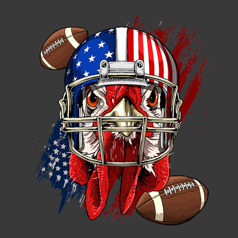 American Football Player Chicken Patriotic Chicken Farmer Pom Pom Beanie by pester | Artistshot