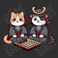 Cat Samurais Go Board Game Baduk Oval Leatherette Patch | Artistshot