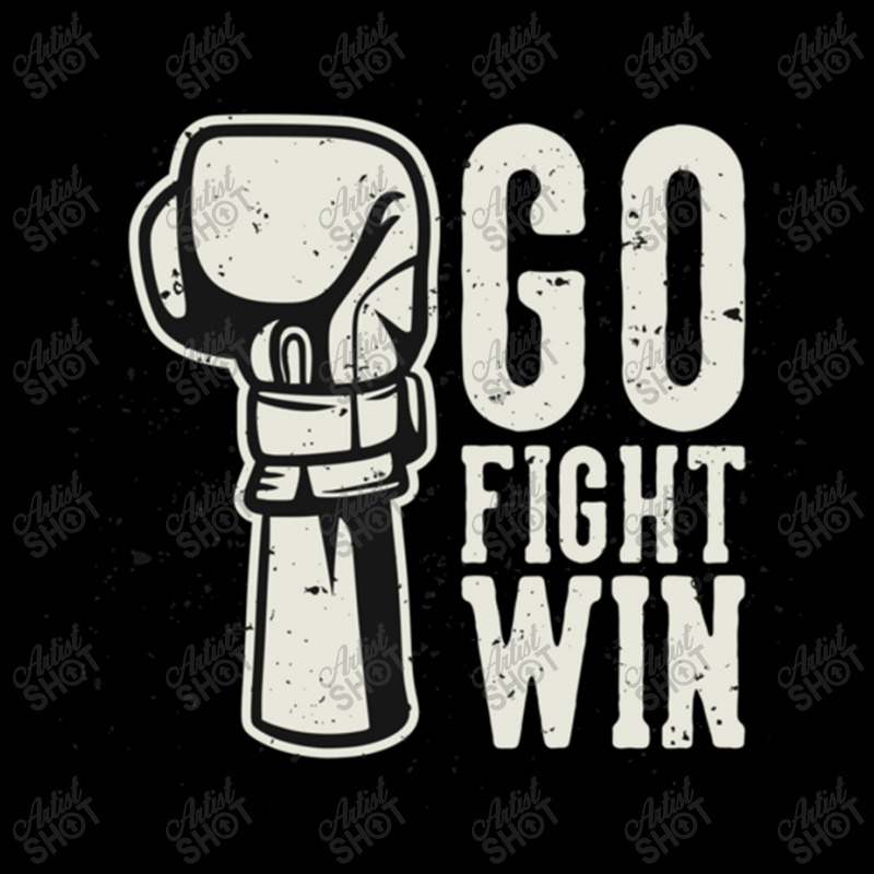 Go Fight Win With Boxing Hand Gloves Mesh Back Trucker Hat by Maria_Jezierski | Artistshot