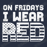 On Fridays I Wear Red Friday American Flag Deployed Solders Supporter Retro Trucker Cap | Artistshot