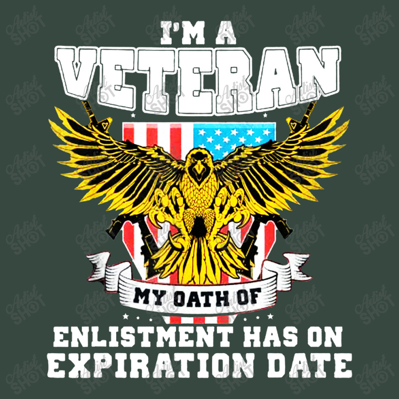 I Am A Veteran My Oath Of Enlistment Has On Expiration Date Seamless Cap by Juice Tees | Artistshot