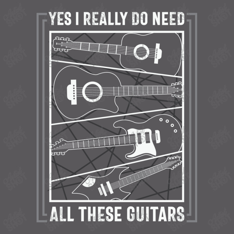 Yes I Really Do Need All The Guitars Seamless Cap by sourav93agt | Artistshot