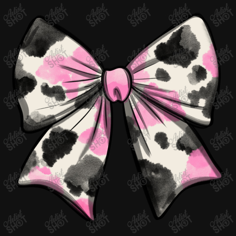 Pink Cow Print Coquette Bow Baby Bibs by Oma's Magic World | Artistshot