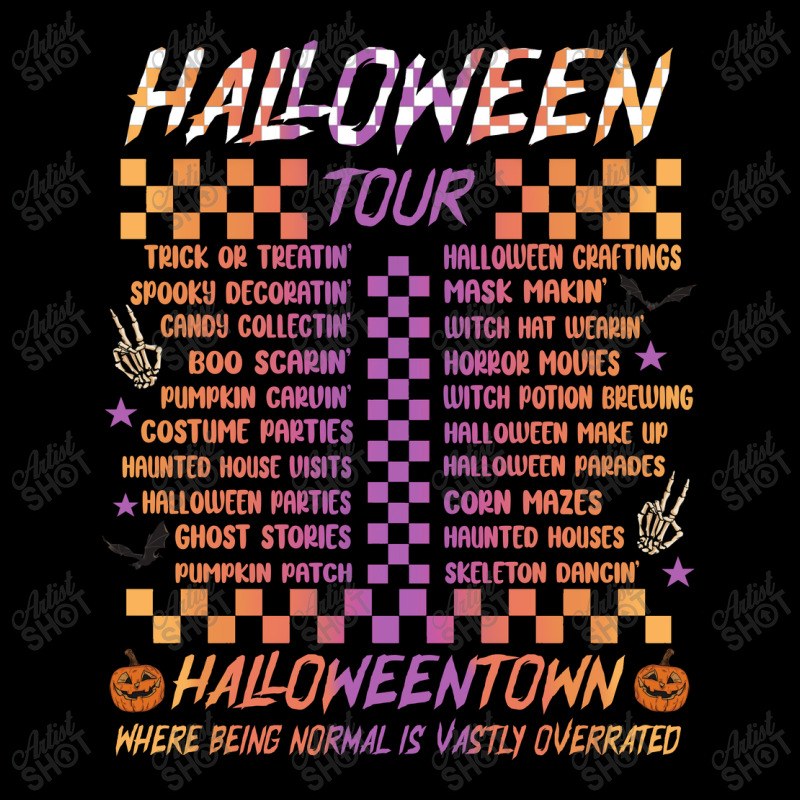 Halloween Tour V-Neck Tee by Oma's Magic World | Artistshot