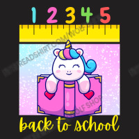 Cute Unicorn Reading Book Back To School T-shirt | Artistshot