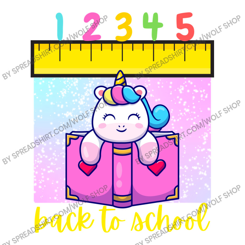 Cute Unicorn Reading Book Back To School Bomber Jacket | Artistshot