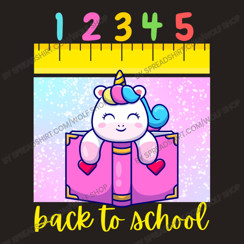 Cute Unicorn Reading Book Back To School Tank Top | Artistshot