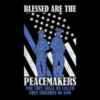 Patriotic American Thin Blue Line Flag Police Officer Baby Tee | Artistshot