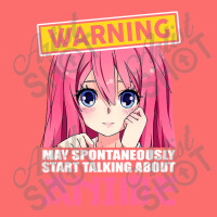 Warning May Spontaneously Start Talking About Anime Girls Snapback Trucker Cap | Artistshot