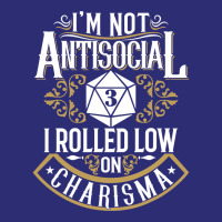 Not Antisocial, Rolled Low Charisma Funny Rpg Loves Dragons Snapback Trucker Cap | Artistshot