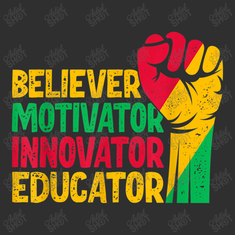 Believer Motivator Innovator Educator Poster Snapback Trucker Cap by TyrellDesign | Artistshot