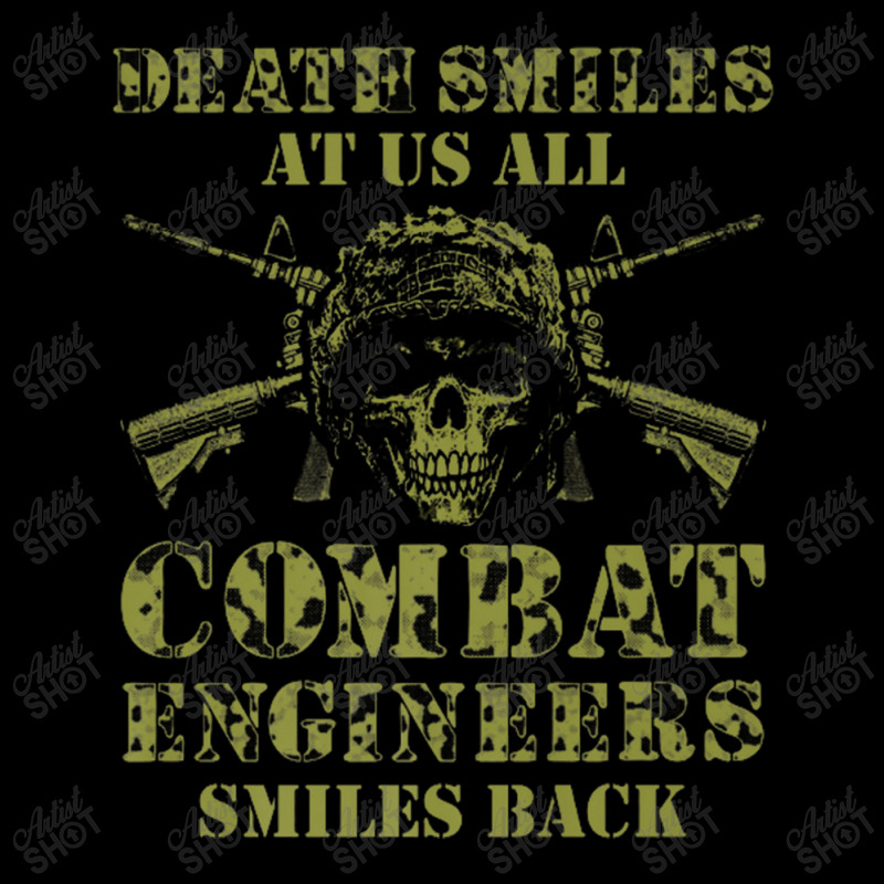 Combat Engineer Smiles Usa Military Sapper Premium Snapback Trucker Cap by MichaelBV | Artistshot