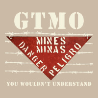 Gtmo Land Mine Barbed Wire Sign  Guantanamo Bay Cuba Foam Trucker Hat | Artistshot