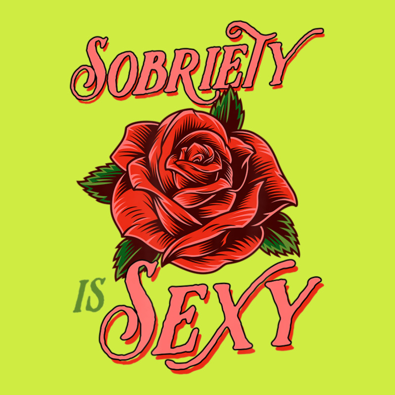 Sobriety Is Sexy Inspirational Recovery Sober Quote Rose Adjustable Baseball Cap | Artistshot