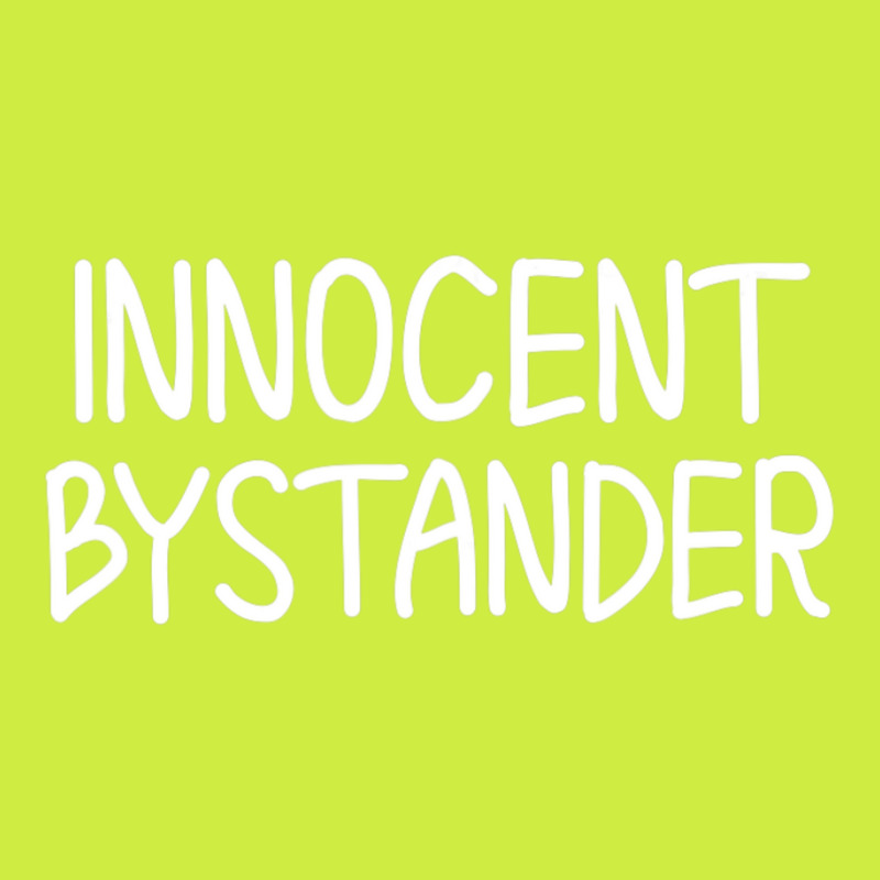 Funny, Innocent Bystander T-shirt. Sarcastic Joke Adjustable Baseball Cap by cm-arts | Artistshot