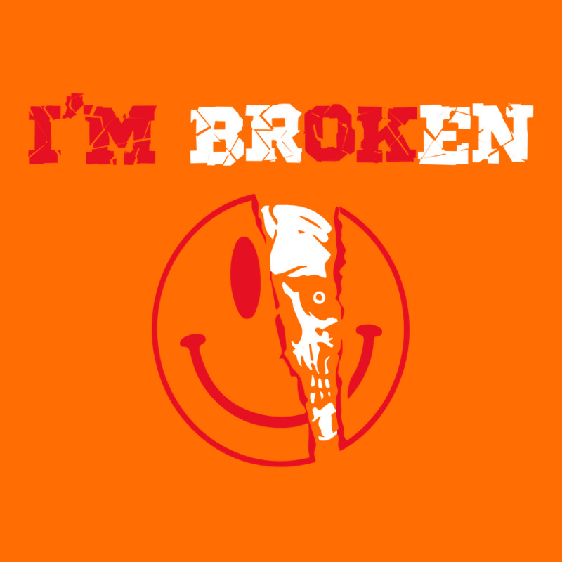 Confused Skull I'm Broken Invisible Illness I'm Ok Broken Pullover Hoo Adjustable Baseball Cap by cm-arts | Artistshot