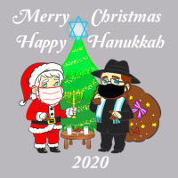 Christmas And Hanukkah 2020 Mask Wearing Santa Adjustable Baseball Cap | Artistshot