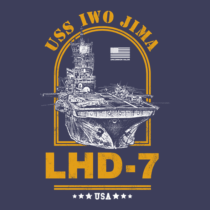 Lhd-7 Uss Iwo Jima Adjustable Baseball Cap by degreesgunner | Artistshot