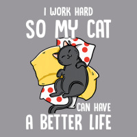 I Work Hard So My Cat Can Have A Better Life  Cat Lover Adjustable Baseball Cap | Artistshot