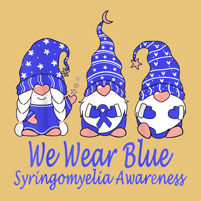 We Wear Blue For Syringomyelia Awareness Dyed Cap | Artistshot