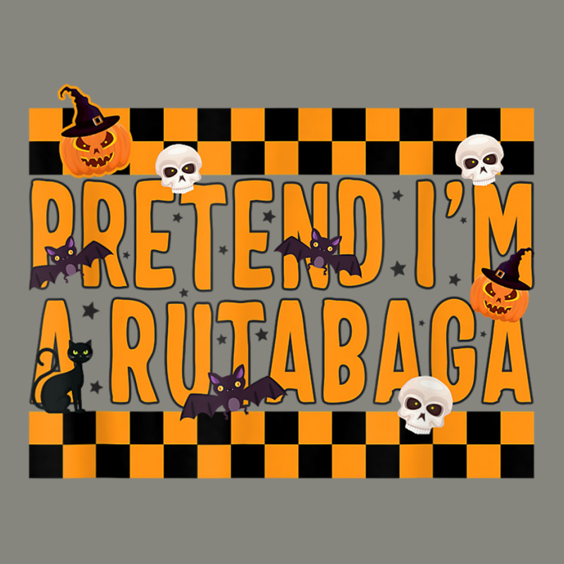 Pretend I'm A Rutabaga Costume Funny Lazy Halloween Party Sp T Shirt Dyed Cap | Artistshot