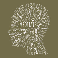 Meditate Mindfulness Zen Buddha Yoga Wordart T Shirt Dyed Cap | Artistshot