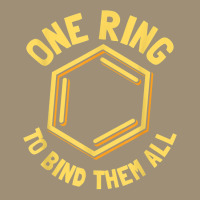 Funny Chemistry, Benzene Ring, One Ring To Bind Them All T Shirt Dyed Cap | Artistshot