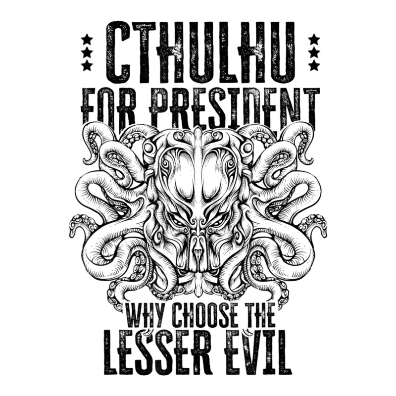 Cthulhu For President Why Choose The Lesser Evil Pickleball Paddle | Artistshot