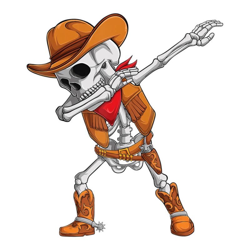 Dabbing Skeleton Cowboy Halloween Costume Kids Boys Men Dab Pickleball Paddle | Artistshot