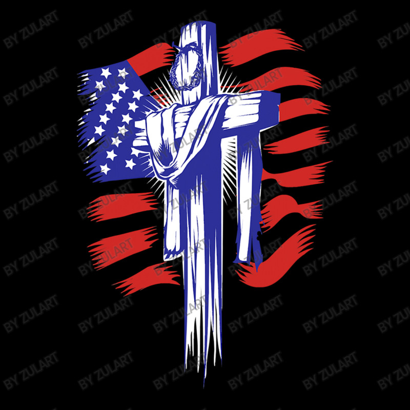 Christian Patriotic Usa Cute United Pocket T-Shirt by ZulArt | Artistshot