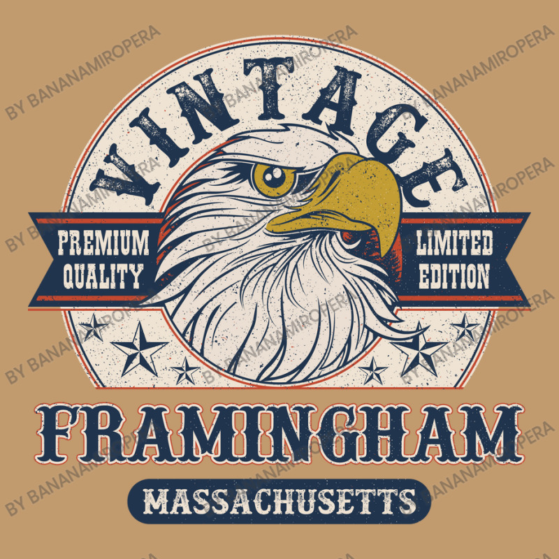 Retro Bald Eagle Framingham Massachusetts Vintage Limited Edition Urban Heavy T-shirt by Bananamiropera | Artistshot