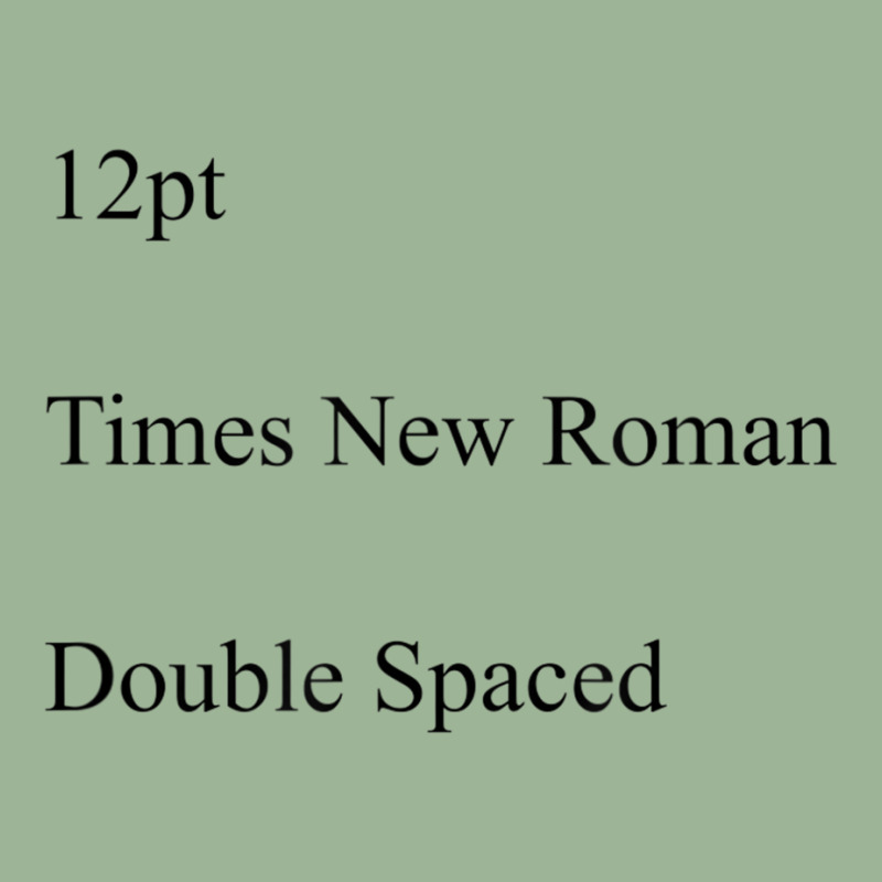 12pt Times New Roman Double Spaced Urban Heavy T-shirt by CruzChapman | Artistshot