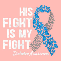 Womens T1d Apparel His Fight Is My Fight Type 1 Diabetes Awareness V N Urban Heavy T-shirt | Artistshot