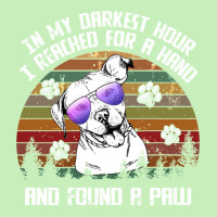 Pitbull Lover Dog I Reach For A Hand And Found A Paw Pitbull Paw Pitbu Urban Heavy T-shirt | Artistshot