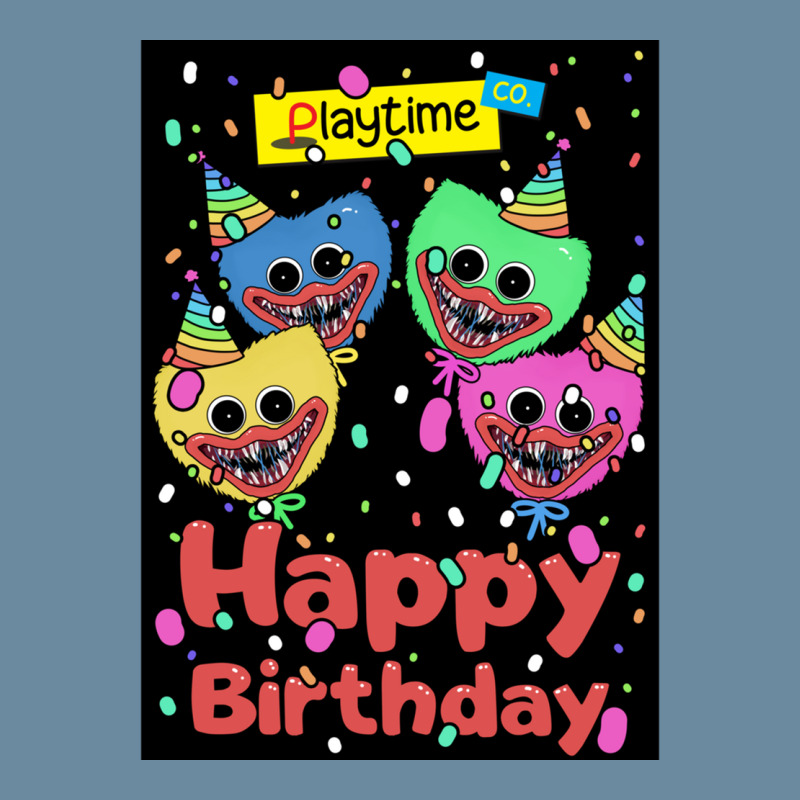 Poppy Playtime Huggy Wuggy Playtime Co Birthday Card 2 Urban Heavy T-shirt | Artistshot