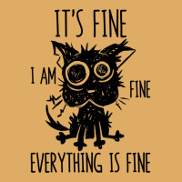 It's Fine I'm Fine Everything Is Fine Stressed Out Black Cat Long Slee Urban Pullover Hoodie | Artistshot