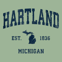 Hartland Michigan Mi Vintage Athletic Navy Sports Design Tank Top Urban Pullover Hoodie | Artistshot