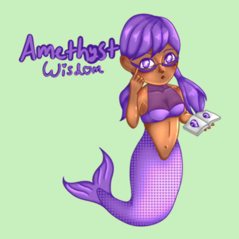 Amethyst Birthstone Mermaid 1 Urban Pullover Hoodie by ErikaCharles | Artistshot