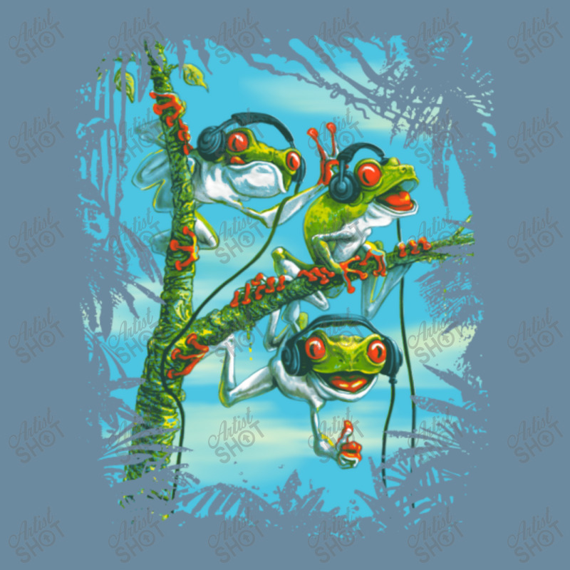 Tree Frog Trio Chillin' Urban Pullover Hoodie | Artistshot