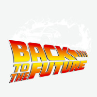 Back To The Future - Delorean White Stencil Fan Art Urban Pullover Hoodie | Artistshot