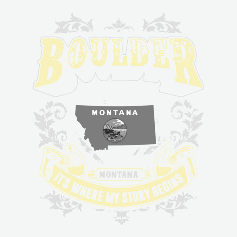 Boulder Montana Montana It Is Where My Story Begins America Urban Pullover Hoodie by cm-arts | Artistshot