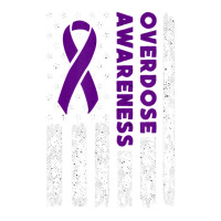 Overdose Awareness Flag Purple Ribbon Addiction Recovery Bomber Jacket | Artistshot