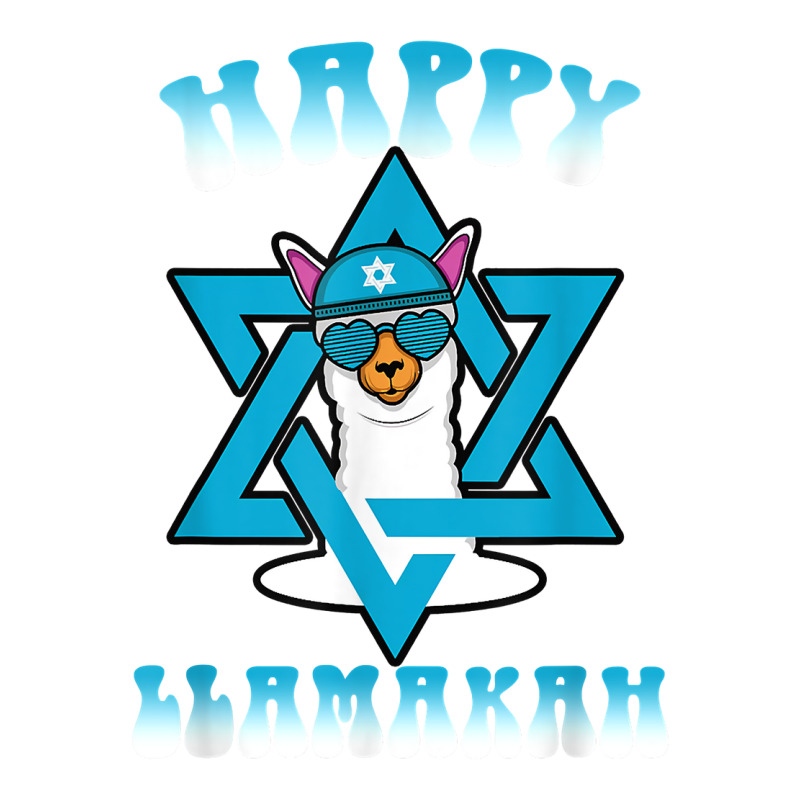 Happy Llamakah Jewish Holiday Hanukkah Chanukkah Llama T Shirt Bomber Jacket | Artistshot