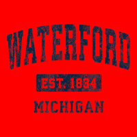 Waterford Michigan Mi Vintage Athletic Sports Design Bomber Jacket | Artistshot