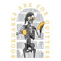 Bookmarks Are For Quitters Librarian Halloween Skeleton Bomber Jacket | Artistshot