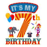 It's My 7th Birthday Ringmaster Kids Circus Party B Day T Shirt Bomber Jacket | Artistshot