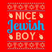 Nice Jewish Boy Ugly Hanukkah Sweater Funny Jewish Chanukkah Bomber Jacket | Artistshot