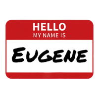 Eugene Name Tag Hello My Name Is Sticker Bomber Jacket | Artistshot